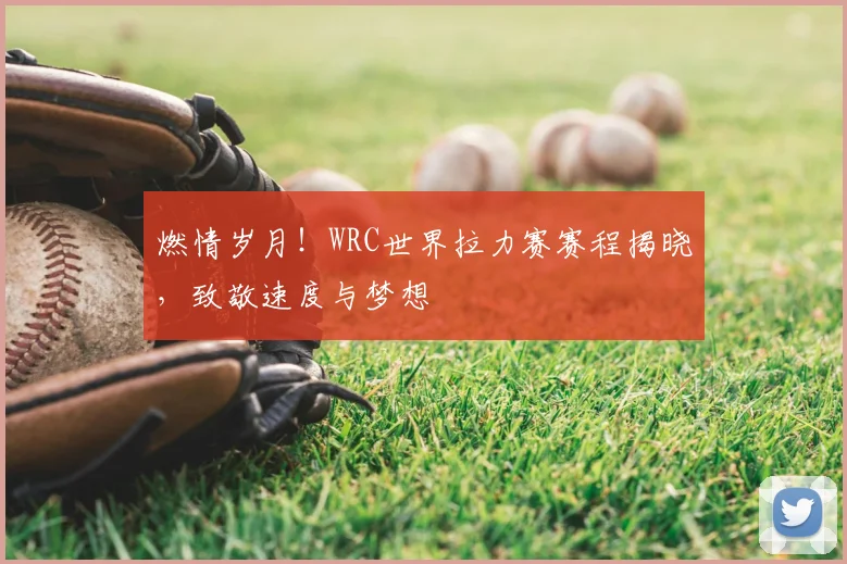 燃情岁月！WRC世界拉力赛赛程揭晓，致敬速度与梦想