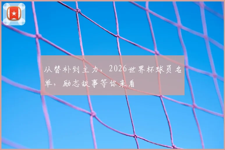 从替补到主力，2026世界杯球员名单，励志故事等你来看